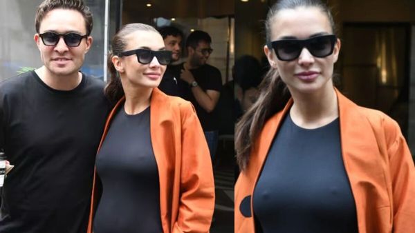 Bra To Pehen Leti: Amy Jackson Gets BRUTALLY TROLLED As She Faces OOPS Moment In A Black High-Cut Bodysuit