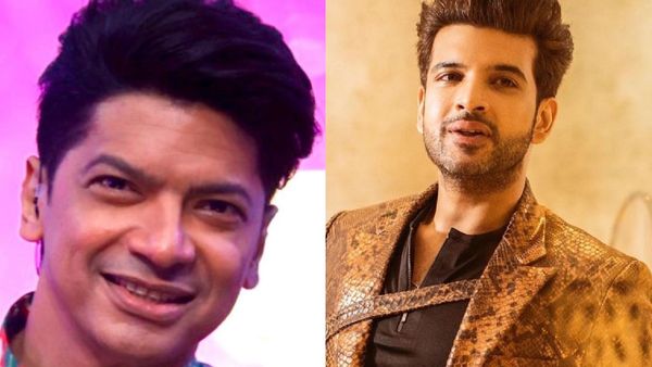 Karan Kundrra Pays Respect To Singer Shaan By Touching His Feet At An Event
