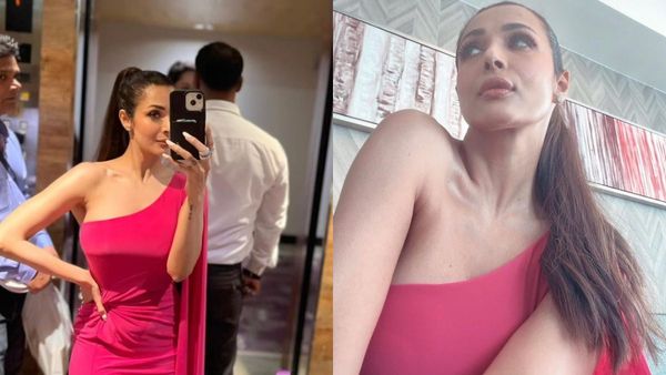 Malaika Arora Hops Onto Barbiecore Trend; Sizzles In One-Shoulder Hot Pink Gown; Netizens Call Her BAWAL