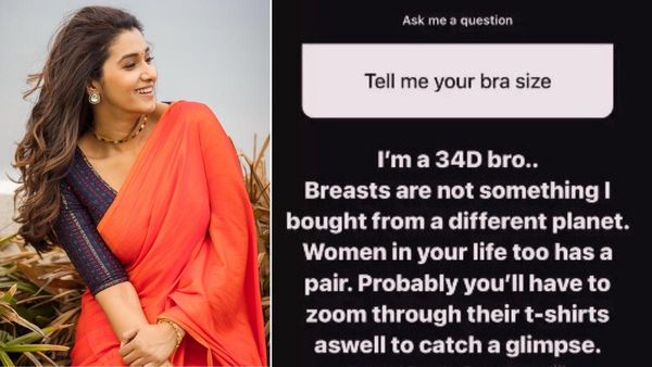 Priya Bhavani Shankar's Slippershot Response To Netizen Who Asked Her Bra Size On Instagram!