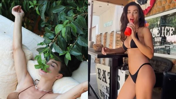 Amy Jackson Flaunts Her Cleavage & Hourglass Figure In A Very Sultry Bikini; Hot PICS Go Viral