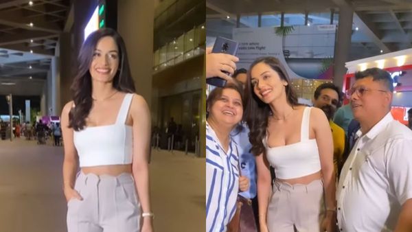 Manushi Chhillar Gets Mobbed By Fans, Obliges To Their Selfie Requests; Video Goes Viral