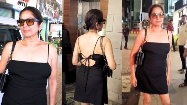 At 64, Neena Gupta Goes BOLD In A SEXY Little Backless Dress & High Boots, Gets TROLLED; VIRAL Video