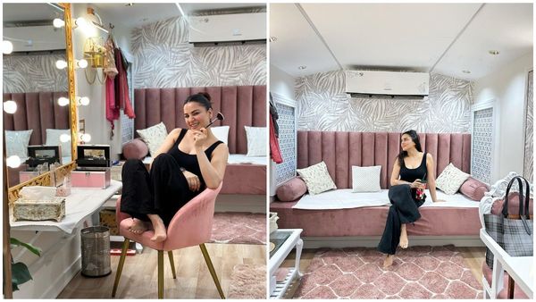 Cozy Abode On Wheels: Kundali Bhagya Star Shraddha Arya Transforms Her Vanity Van With Personal Touch