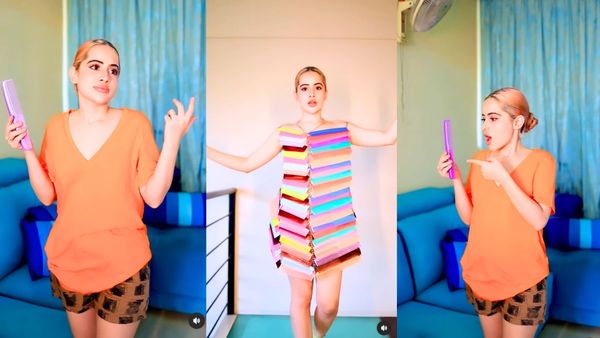 Kuch Bacha Hai Ab: Urfi Javed's Latest Innovative Outfit Made Of Hair Combs Draws Hilarious Comments | WATCH