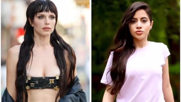 International Model Julia Fox Replicates Uorfi Javed's Famous Wrist Watch Outfit