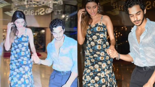Ishaan Khatter Makes FIRST Public Appearnace With Rumoured GF Chandni Bainz; Netizens Call Them ‘Cute Jodi’