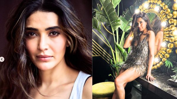 Leggy Lass Karishma Tanna Sets Hearts Racing In Short Fringe Dress With Low Plunging Neckline; See SEXY Pics