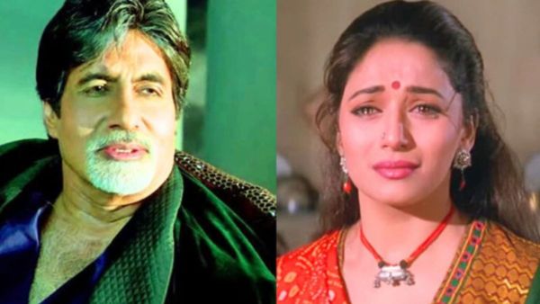 OMG! Madhuri Dixit Was Asked To REMOVE Blouse & Wear Only Bra For Scene With Amitabh Bachchan