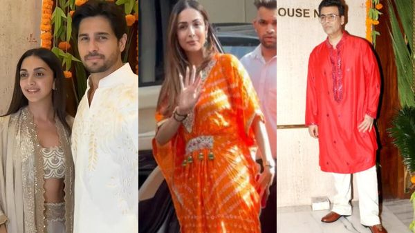 Manish Malhotra’s Ganpati Celebration: Sidharth-Kiara, Malaika Arora, Karan Johar & Other B’Wood Stars Shine
