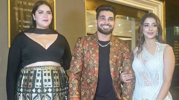 Lokmat Most Stylish Awards 2023: Shiv Turns Protective For KKK13 Co-Star Nyraa As They Get Surrounded By Fans