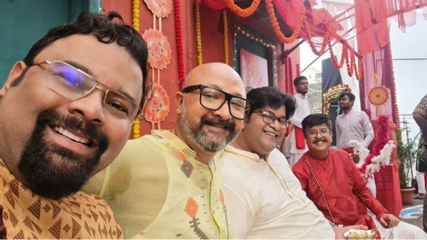 Actor Moinak Dutta shares BTS from the shoot. We wonder what he is shooting for?