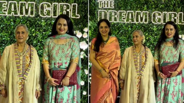 Jaya Bachchan Tells Paps ‘Itna Direction Mat Dijiye’ As She Poses In Good Mood At Hema Malini's B'day Party 