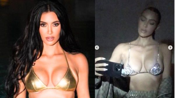 Kim Kardashian Bares It All In Eye-Popping Miniature Crystal Gucci Bra For New Risque Shoot; See RACY Snaps