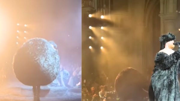 Paris Fashion Week 2023: Model In Giant Furball Crashes Into Crowd After Losing Runway; Watch Hilarious Video