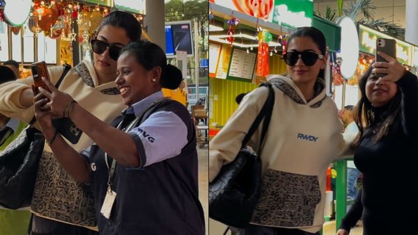 Rashmika Mandanna Spotted Wearing Vijay Deverakonda's Yet To Release New RWDY Collection