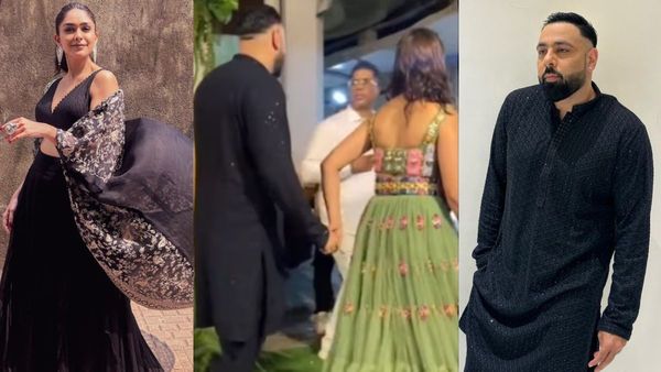 Mrunal Thakur-Badshah Spark DATING Rumours With Their Appearance At Shilpa Shetty’s Diwali Bash | VIRAL VIDEO