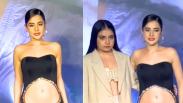 Urfi Javed BOLD In Heart Cutout Dress, Pulls Sister Dolly's Coat To Flash Midriff; Netizens Say: Khud Ki Izzat