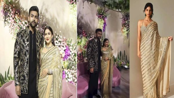 Varun Tej & Lavanya Tripathi Reception: Bride Wears Aurelian Metallic Saree; The Price Will Blow Your Minds