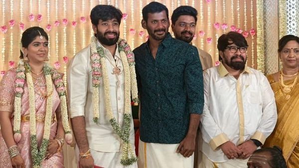 Aishwarya Prabhu Ties The Knot With Mark Antony Director Adhik Ravichandran: Actor Vishal Attends The Wedding