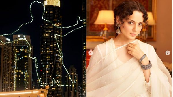 Ent LIVE Blog: Dubai Sky Lit Up With Shah Rukh's Iconic Pose, Kangana To Contest 2024 Lok Sabha Election