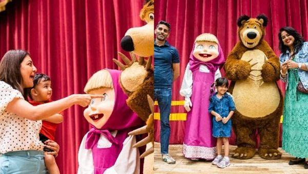 Neha Dhupia, Shriya Saran, Kajal Aggarwal, Sameera & More Celebs Attend 'Masha and the Bear LIVE' in Mumbai