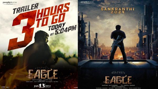 Eagle Trailer Review: Mass Raja Ravi Teja's Action Thriller's Glimpse Enthralls Fans; His Look Captivates
