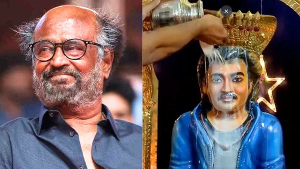 WATCH | Fans Offer Prayers To Rajinikanth's Idol With Milk On 73rd Birthday; Netizens Say: Pure Mockery