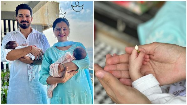 Rubina Dilaik, Abhinav Shukla Share First Glimpse Of Newborn Twins; Reveal Their Names With CUTE PICS