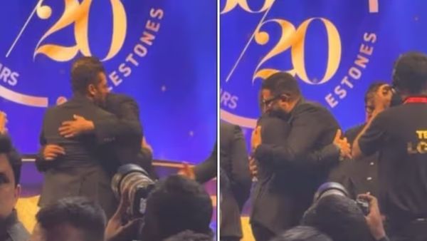Salman Khan Greets Abhishek Bachchan With Warm Hug Amid Divorce Rumours With Aishwarya; Watch Viral Video
