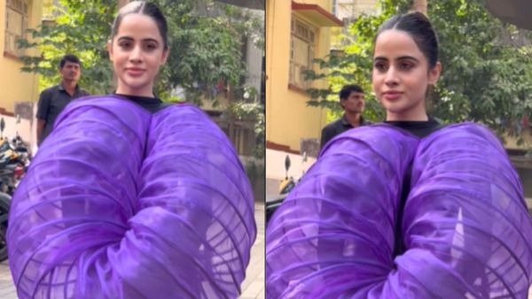Urfi Javed's New DIY Outfit Labelled ‘Gas Chimney' By Netizens; Watch Video Here