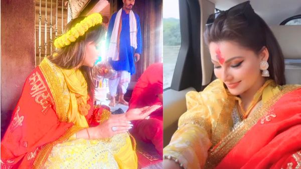 Urvashi Rautela Performs Puja At Guwahati Kamakhaya Temple As She Visits To Seek Blessings