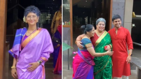 Aamir Khan’s Ex-Wives Kiran Rao, Reena Dutta Deck Up In Nauvari Saree For Ira-Nupur’s Haldi Ceremony: VIDEO