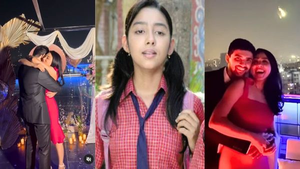 TMKOC's Sonu, Jheel Mehta BLUSHES As She Receives Marriage Proposal From BF In SRK Style | WATCH