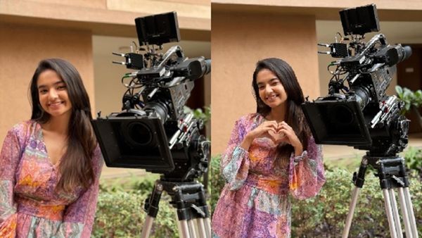 Anushka Sen Shares A Glimpse From The Set And We Want To Know- What Big Project Is She Shooting For?