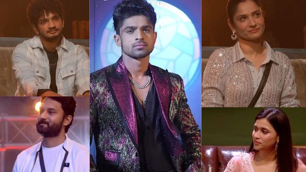 Bigg Boss 17 Reunion Party: Abhishek Kumar-Munawar Faruqui Share Cute Moment, Mannara Chopra Joins Them