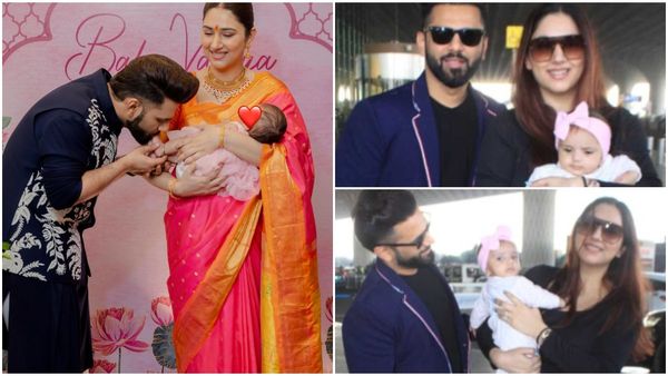Disha Parmar-Rahul Vaidya Daughter First Pics: Couple Reveals Face Of Baby Girl Navya (VIRAL VIDEO)