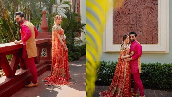 Rakul Preet Singh Gives Modern Twist To Punjabi Phulkari During Her Mehendi Ceremony; Leaves Everyone In Awe