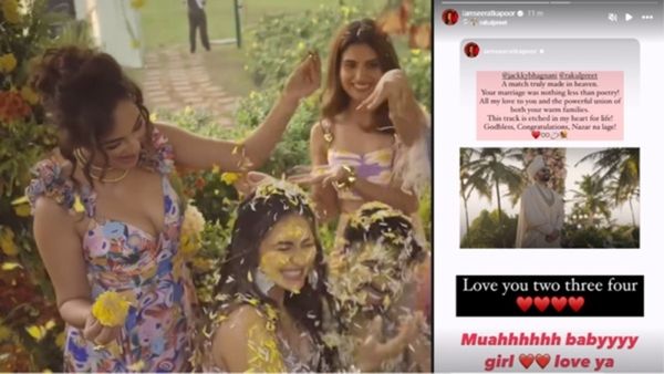 Rakul Preet Singh Showers Her Bridesmaid Seerat Kapoor With Love After Her Wedding. See Post