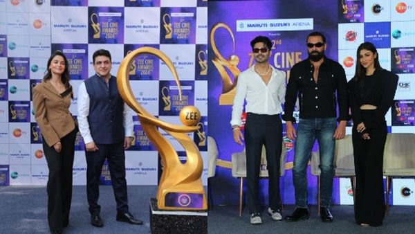 Zee Cine Awards 2024: Alia Bhatt Unveils Trophy; Bobby Deol & Other Celebs Spark Excitement At Glam Kick-of