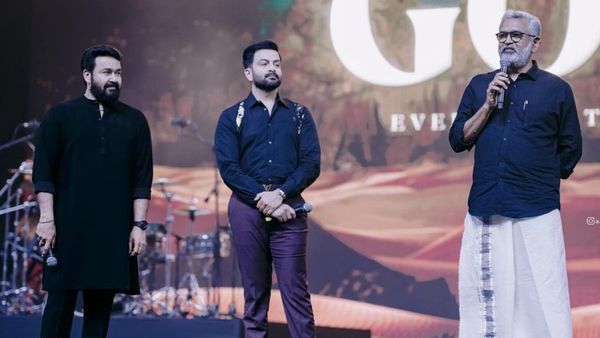 Mohanlal, Prithviraj Sukumaran & Others Grace Music Launch Of The Goat Life With AR Rahman