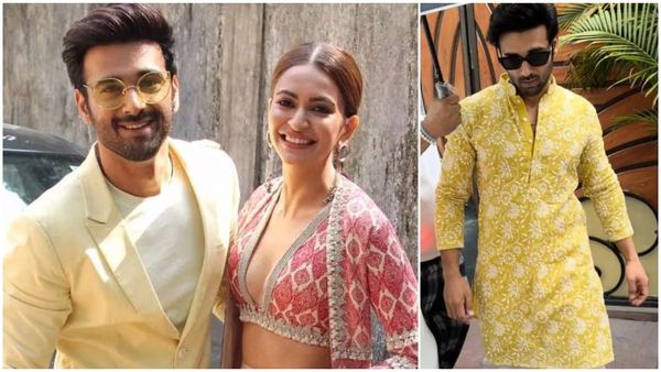 Pulkit Samrat-Kriti Kharbanda Pre-Wedding Festivities Begin: Groom Snapped In Yellow Kurta For Haldi - VIDEO