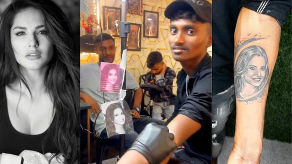Sunny Leone's Die-hard Fan Gets Her Face Tattooed On Arm, Actress' REACTION To Viral Video Is Unmissable