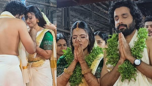 Deepak Parambol And Aparna Das Tie The Knot At Guruvayur Temple! Check Out The Wedding Glimpses!