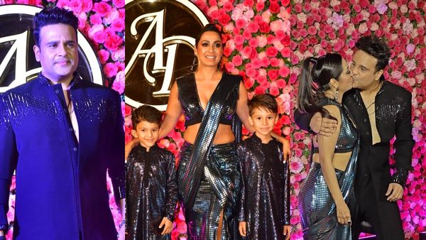 Arti Singh Sangeet: Krushna Abhishek & Kashmera Shah Lock Lips At Actress’ Pre-Wedding Festivities; WATCH