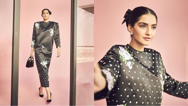 Sonam Kapoor Opts For A Boxy Dress From Richard Quinn, Netizens Question Her Fashion Sense