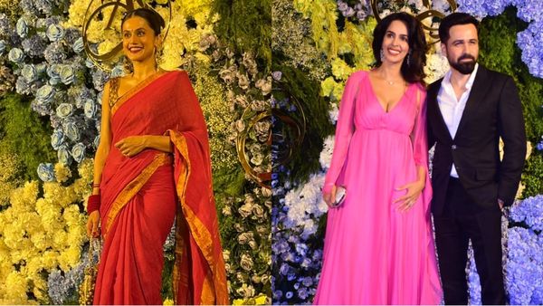 Emraan Hashmi Ends Feud With Mallika Sherawat, Tapsee Pannu Gives Newly Wed Vibe In Red Saree At Mumbai Event