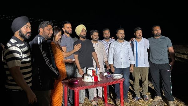 Bad Newz Actor Ammy Virk Celebrates 32nd Birthday On Set With Sonam Bajwa, Shares Special Message- See PIC