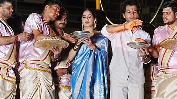Mr And Mrs Mahi: Janhvi Kapoor And Rajkummar Rao Perform Ganga Arti In Varanasi Ahead Of Release, WATCH