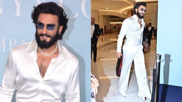 Netizens Playfully Troll Ranveer Singh For Wearing Heels & 'X' Cr Diamond Necklace, Call Him 'Ladko Ka Urfi'